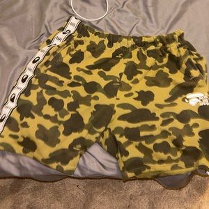 Bape camo shorts